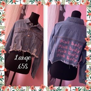 Women’s crop Jean jacket